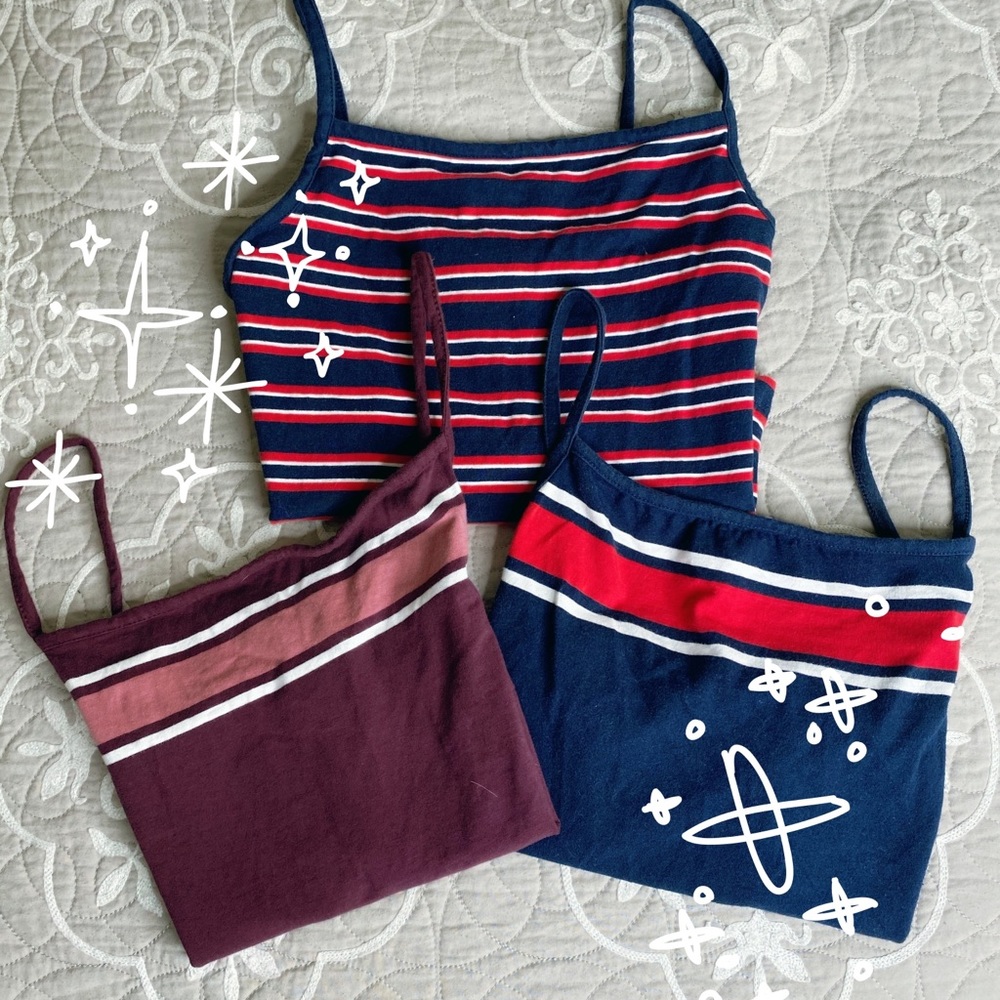 3 TANK TOP & CROP TOP BUNDLE